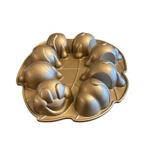 Nordic Ware Caterpillar Cakelet 8 Segments Individual Cake Pan Mold USA 5 Cup